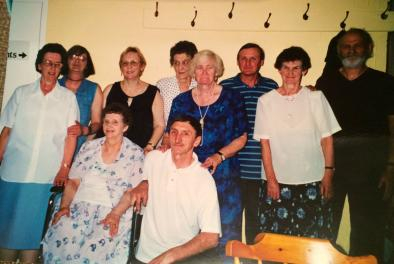 My Mum (in the wheel chair at the front) and her brothers and sisters