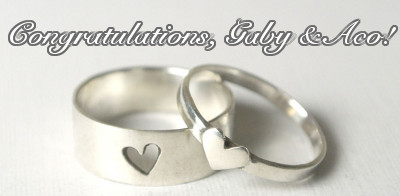 Congratulations, Gaby & Aco!