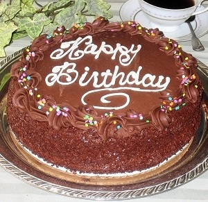 Happy Birthday! Happy WDC Birthday Chocolate Cake