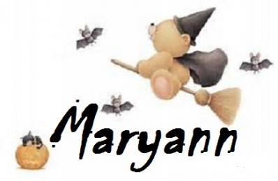 A 'Maryann' image for the Halloween Season