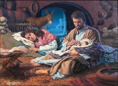 I have come to really appreciate the painters, who show Joseph as a truly involved father.