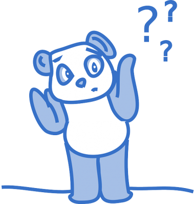 Confused panda for The Contest Challenge