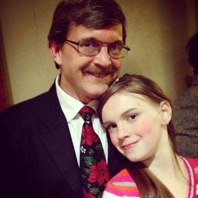 Jade & I were in Miracle on 34th Street, the Musical in December, 2014