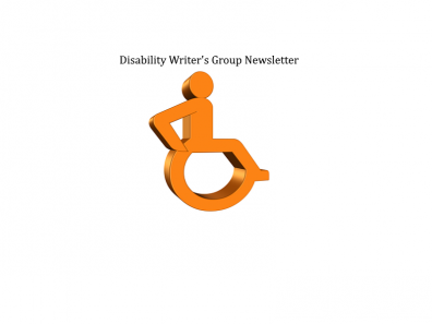 An image for the disAbility Writer's group Newsletter