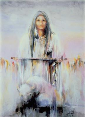 A Lakota Legend ~ White Buffalo Woman