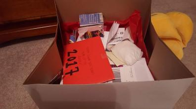What the box looked like at the end of January 2017.