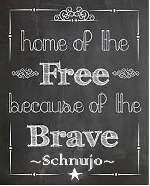 Home of the Free Because of the Brave Signature