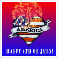 A Happy 4th of July animated image