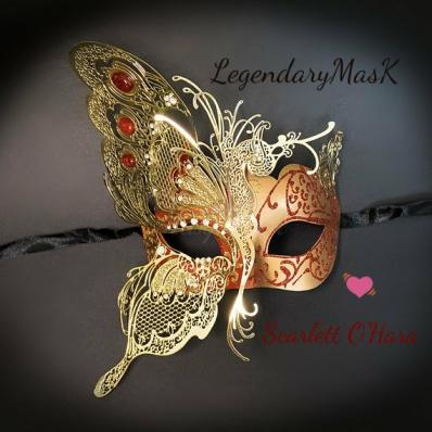 Scarlett's Masquerade Butterfly Mask