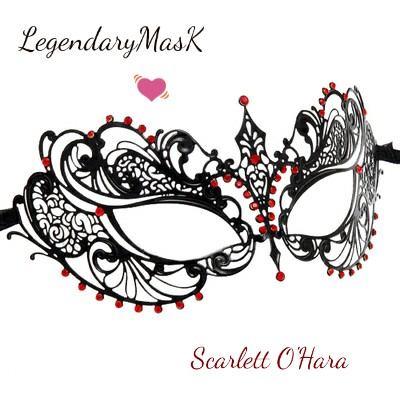 One of her masquerade mask.