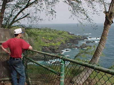 South of Hana, near Charles Lindbergh's grave.