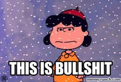 Lucy from the Peanuts gang chiming in on this awful weather.