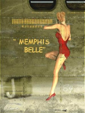 Nose Art from WW2 - Memphis Bell