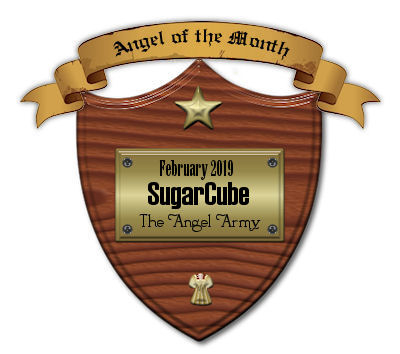 I was named angel of the month! Wow!