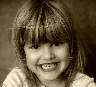 Lisa Lansing at five years of age