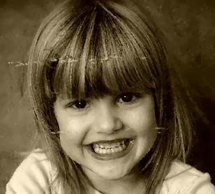 Lisa Lansing at five years of age