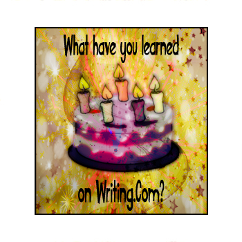 Image for my What Have I Learned on Writing.Com contest.