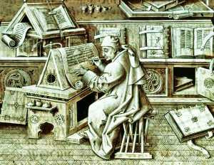 Medieval scribe