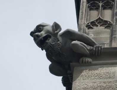 A medieval gargoyle.