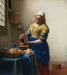 Vermeer's painting The Milkmaid