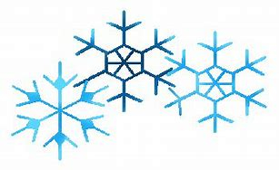 Image of three snowflakes.