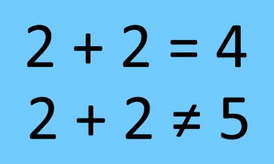 For those that think 2 + 2 = 5.