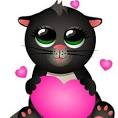 cat with large eyes