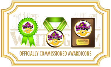 An image of the awardicons commissioned for The Whatever Contest