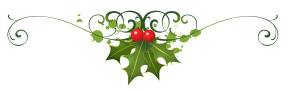 animated Holly Divider