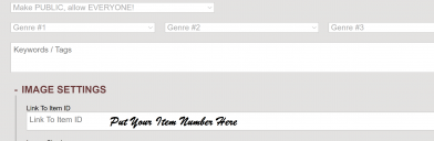 Linking Items To Images
