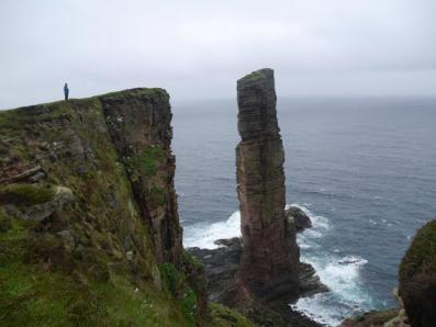 Sea stack named the Old Man of Hoy.