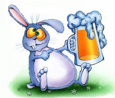 Pub Bunny, That's Apple Juice -- Really!