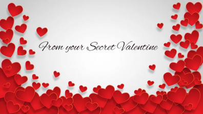 From Your Secret Valentine Floating Hearts signature!