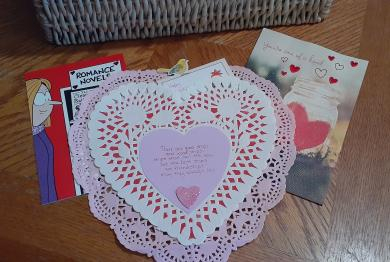 A few Valentine's I received today from friends. 