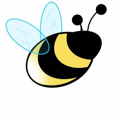 Illustration of a bumblebee