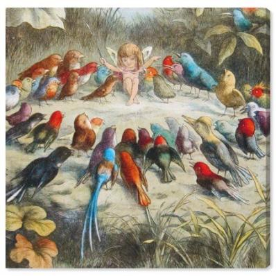 fairy and birds