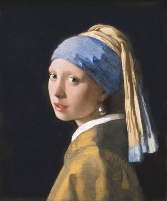 Vermeer's painting of a girl.
