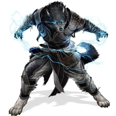 An Image of a Fantasy Werewolf.