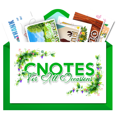 Cnotes for all occasions banner.