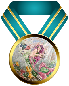 Mermaid Princess Medal