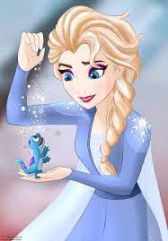 Elsa and Bruni lizard picture.