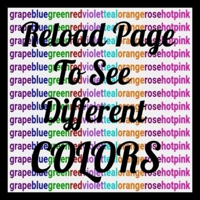 Refresh the page and watch the font colors change...