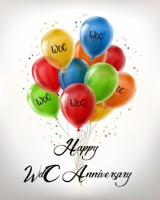 Anniversary card to WdC members.
