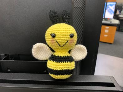 A cute little bee
