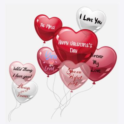 Balloons are a great way to say I love you!