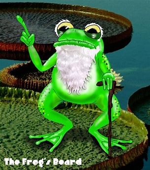 Frog Person with Beard