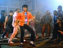 Image from Michael Jackson's video of Beat It