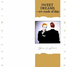 Cover for Eurythmics' single Sweet Dreams (Are Made of This)