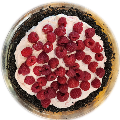 Raspberry Cream Pie