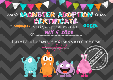 ID card for Oogie 